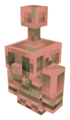Exposed Copper Golem PNG