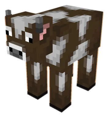 Minecraft Cow PNG