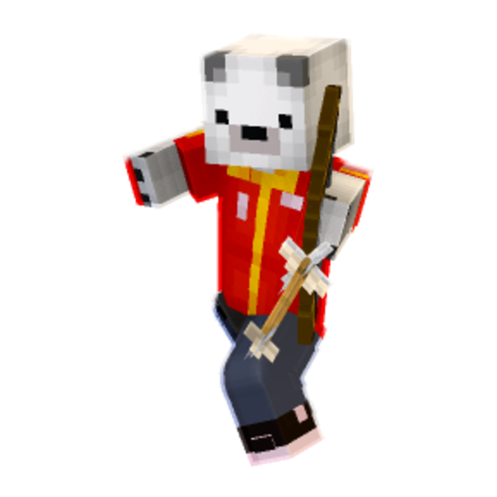 Archer Left minecraft pose by zodaklatino