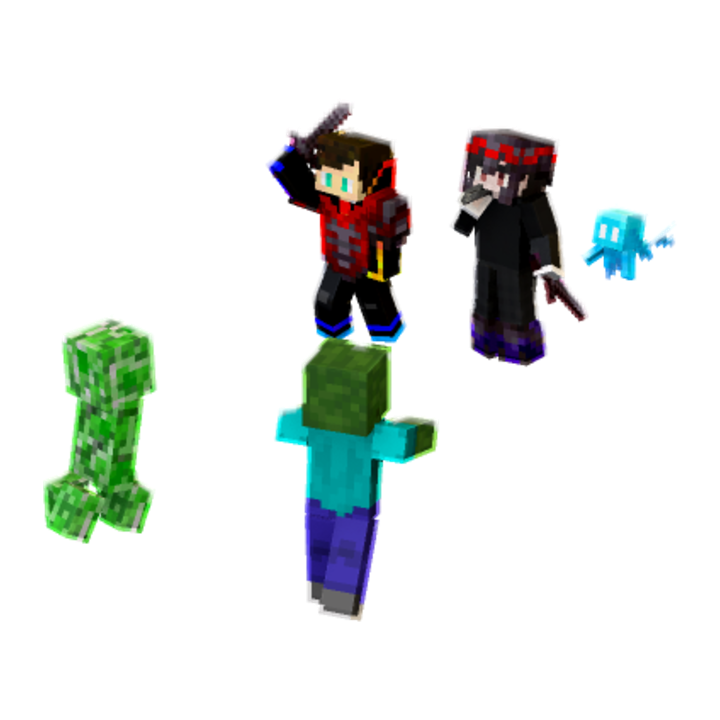 Битва minecraft pose by Марк Хомик