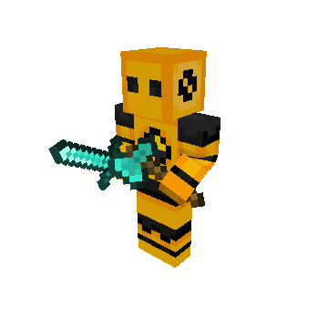 Sword Stance minecraft pose by Orlando Feire