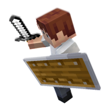 Shield minecraft pose by zodaklatino