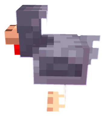 Minecraft Cold Chicken PNG, side
