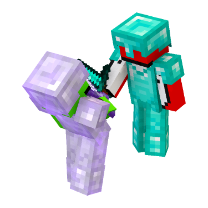 Haif anger dream vs full anger dream minecraft pose by futureahmed9