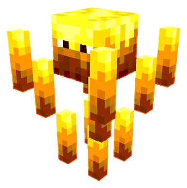 Minecraft Blaze PNG
