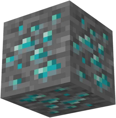Minecraft Diamond Ore PNG