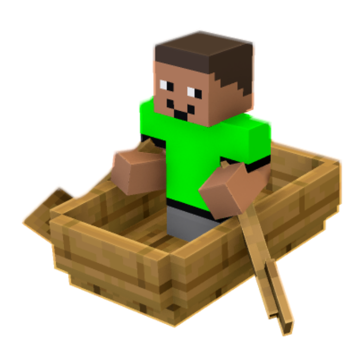 boat - Minecraft pose by erik97yt | Perfect for thumbnails and renders