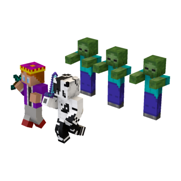 H minecraft pose by mrdeniz