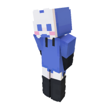 Hands Behind Back - Minecraft pose by flockedyt | Perfect for thumbnails and renders