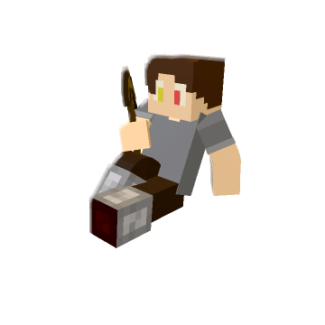 Resting With Spear minecraft pose by Plemons, Noah