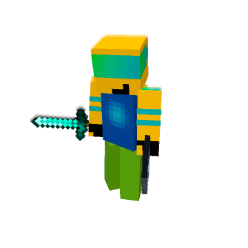 Grandmaster - Minecraft pose by noobyblox | Perfect for thumbnails and renders