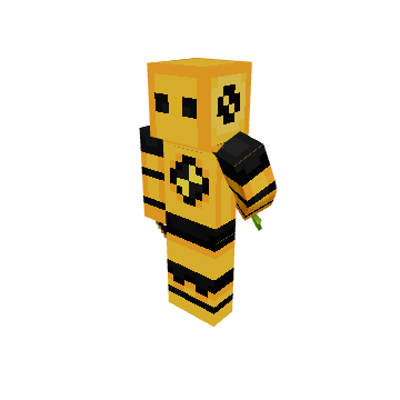 At Attention bibibi - Minecraft pose by cowzycraft | Perfect for thumbnails and renders