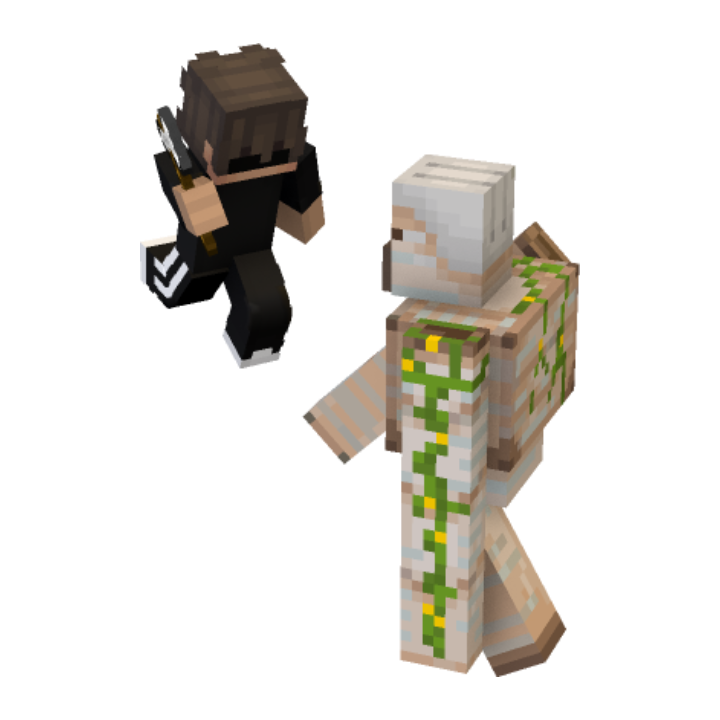 kill iron golem - Minecraft pose by themorning | Perfect for thumbnails and renders