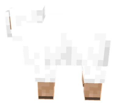 Minecraft Sheep PNG, side