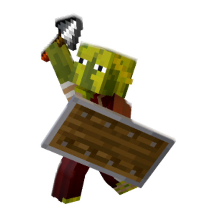 Spear charge - Minecraft pose by Harry | Perfect for thumbnails and renders
