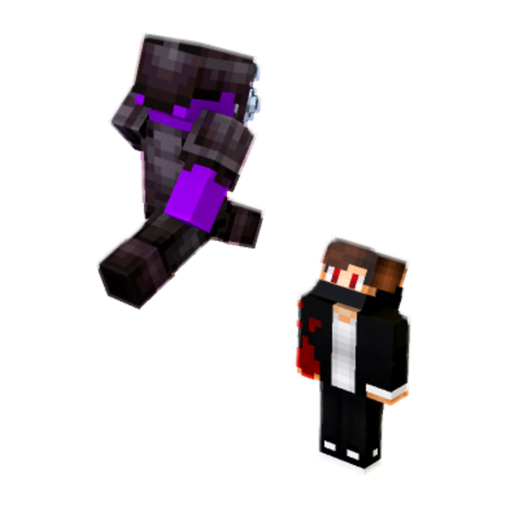 Second time - Minecraft pose by flux_king | Perfect for thumbnails and renders