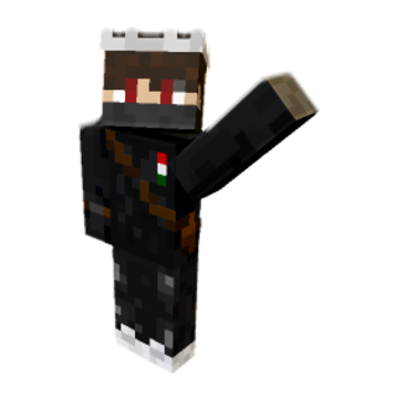 Friendly waving hand - Minecraft pose by xxppaprikaxx | Perfect for thumbnails and renders