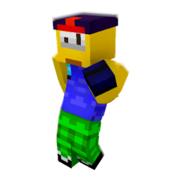 Shrugging Casual Lean minecraft pose by tuliblox