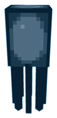 Minecraft Squid PNG, side