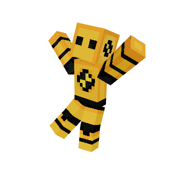 Simple jump - Minecraft pose by ikitalia | Perfect for thumbnails and renders