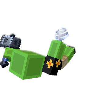 fall to fight minecraft pose by bentingv