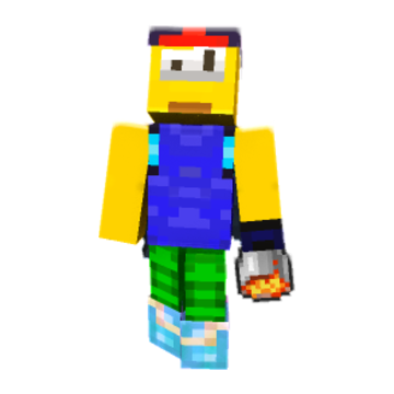 miniature minecraft pose by tuliblox