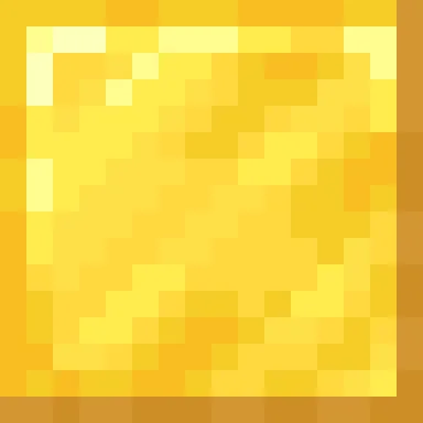 Minecraft Gold Block PNG, flat texture