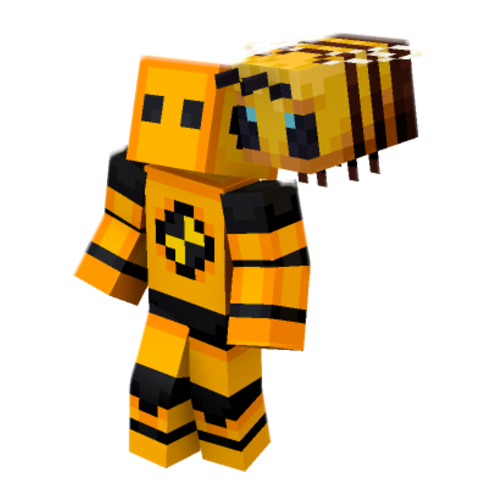 Bee - Minecraft pose by scarletqrow | Perfect for thumbnails and renders