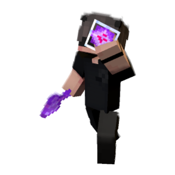 Inspecting The Crystal - Minecraft pose by jorge34 | Perfect for thumbnails and renders