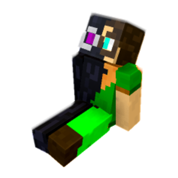 Io minecraft pose by Illia Tatarenko