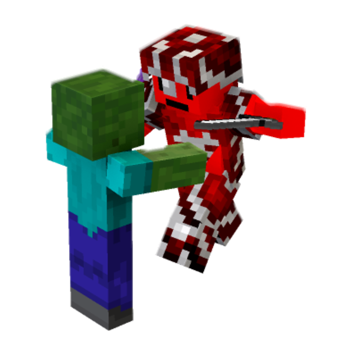 sword spin - Minecraft pose by redwarrior_01 | Perfect for thumbnails and renders