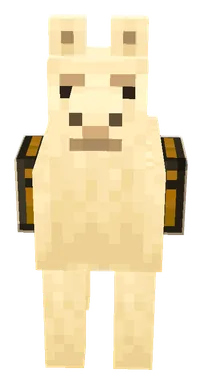 Minecraft Llama PNG, front