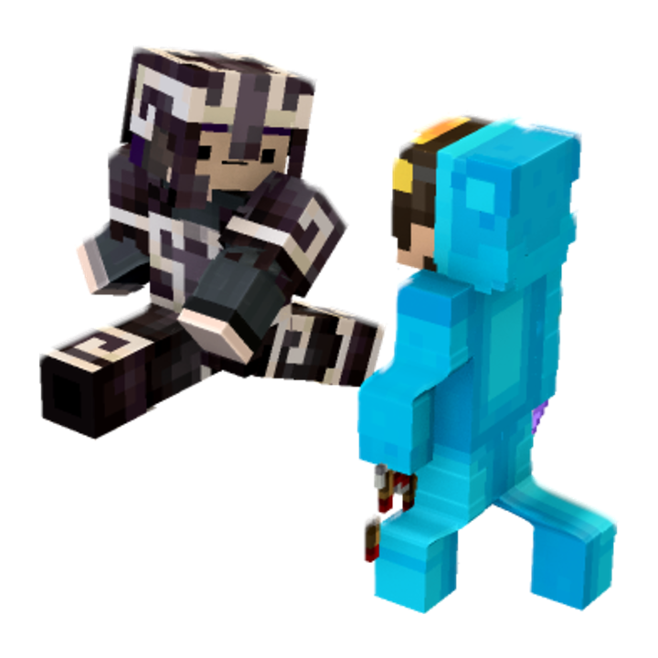 Run!!!!!!!! - Minecraft pose by dol9hin | Perfect for thumbnails and renders