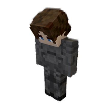 looking down minecraft pose by p_catz