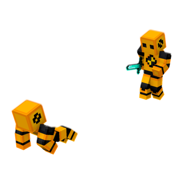 Yuji and mahito - Minecraft pose by thebaggler | Perfect for thumbnails and renders