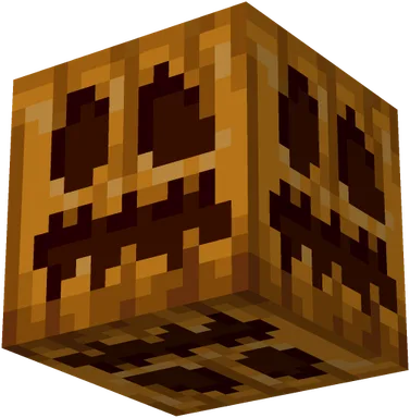 Minecraft Carved Pumpkin PNG