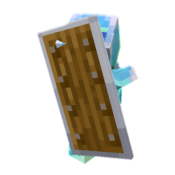 Hide behind shield - Minecraft pose by woahplays | Perfect for thumbnails and renders