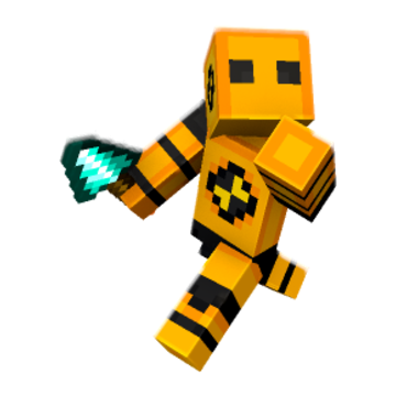 Sprinting With Dagger - Minecraft pose by afto | Perfect for thumbnails and renders
