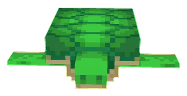 Minecraft Turtle PNG, front