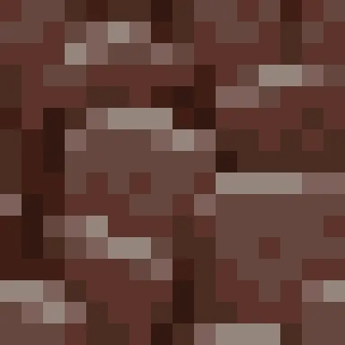 Minecraft Ancient Debris PNG, flat texture