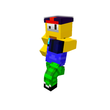walk hide - Minecraft pose by tuliblox | Perfect for thumbnails and renders