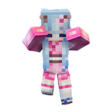 llanto minecraft pose by vallejos26