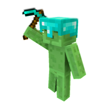 Mining time minecraft pose by idki