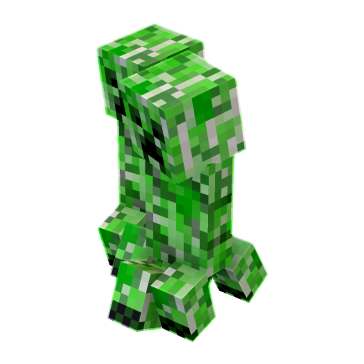 2 creepers looking minecraft pose by soakle