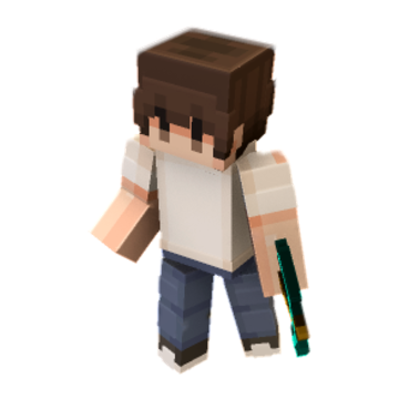 Limed logo - Minecraft pose by sanix | Perfect for thumbnails and renders