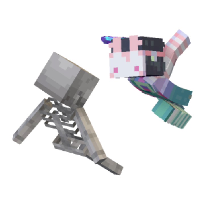 Dungeon attack minecraft pose by unknownpepzy