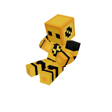 sitting holding gyn - Minecraft pose by fabrimanquito | Perfect for thumbnails and renders