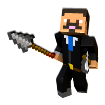 early game minecraft pose by mateosaurio3