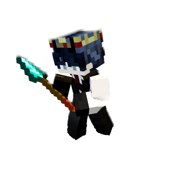 Readying Spear Strike - Minecraft pose by vanish_962 | Perfect for thumbnails and renders