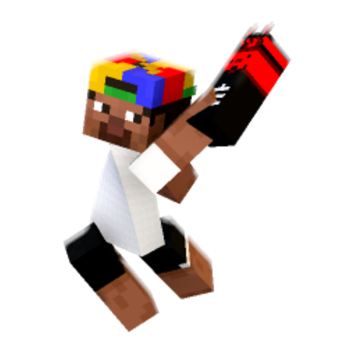 ME TIRARON XD - Minecraft pose by tabbysolid6703 | Perfect for thumbnails and renders